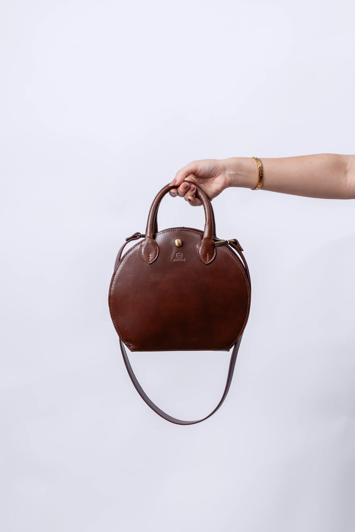 Darko Handcrafted Leather Bag - Dark Brown