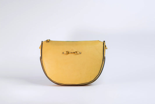 Arcblow Women's Leather Shoulder Bag - Light Skin