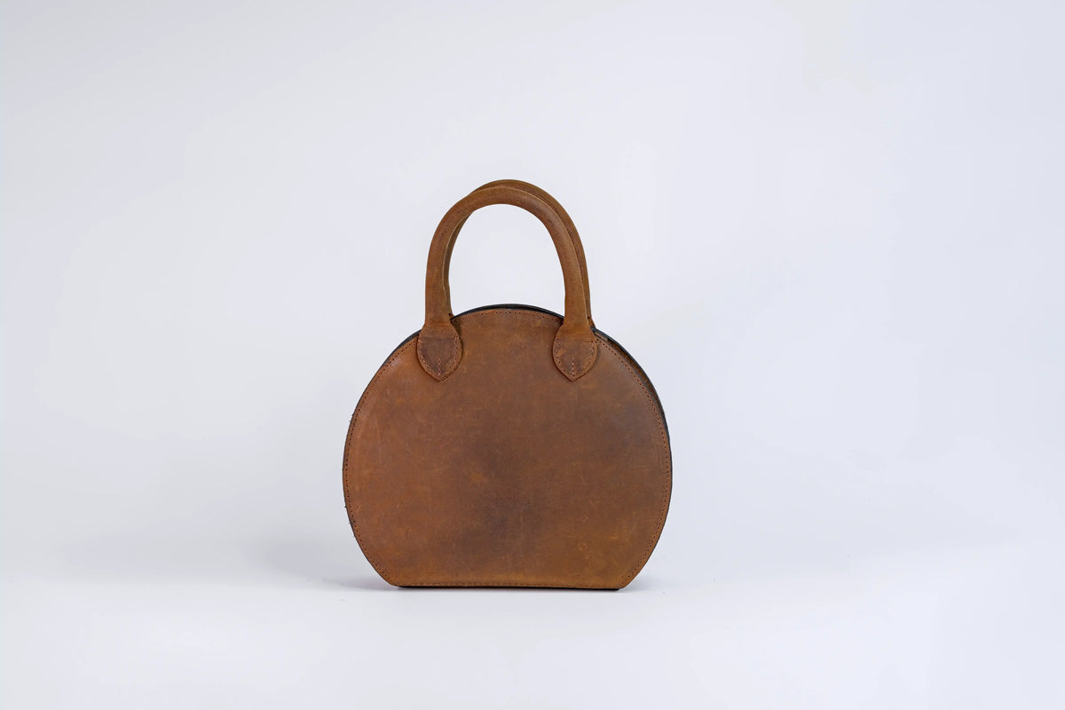 Darko Handcrafted Leather Bag - Skin Brown