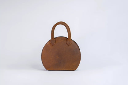 Darko Handcrafted Leather Bag - Skin Brown