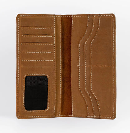 Krono Long Wallet – Precision Crafted - Coffee Brown