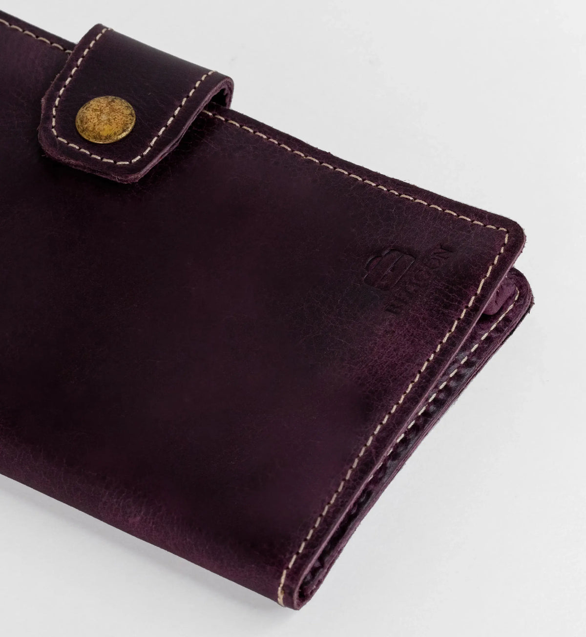 Vostoc Vintage Long Wallet - Dark Purple
