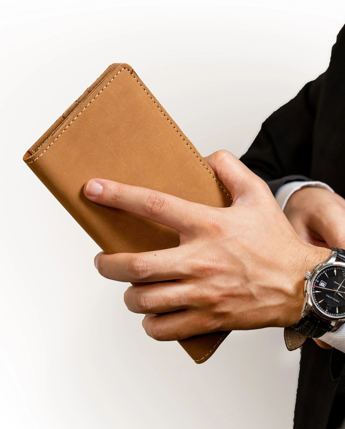 Krono Long Wallet – Precision Crafted - Coffee Brown